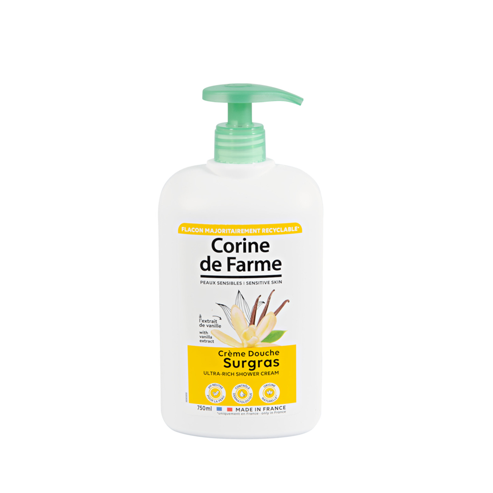 Corine De Farme Shower Cream Ultra Rich 750ml Vanilla