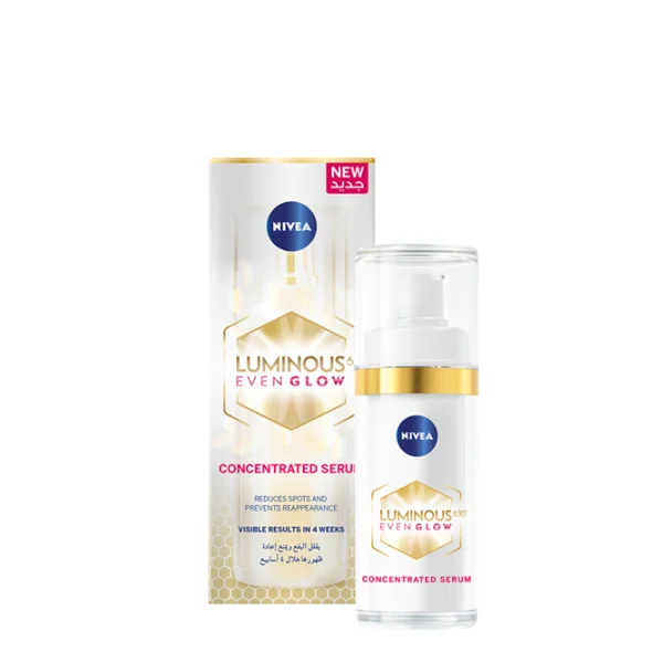 Nivea Luminous 630 Evenglow Concentrated Face Serum 30ml