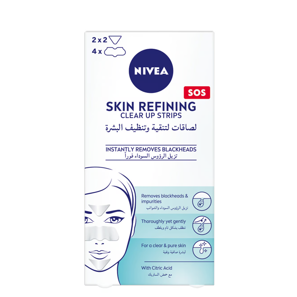 Nivea Refining Clear-Up Strips 6S