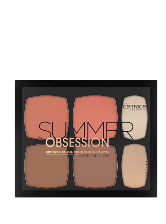 Catrice Summer Obsession Bronzer Blush Highlighter Palette Matte and Glow