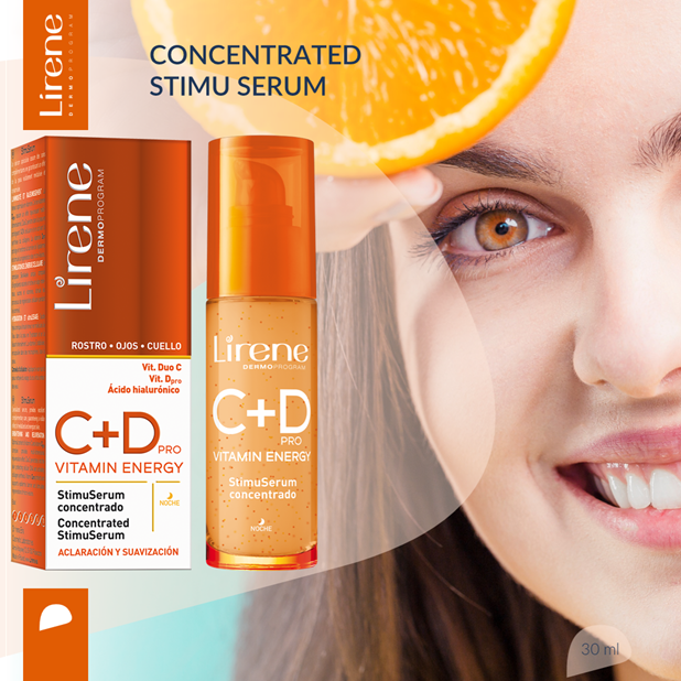 Lirene Vit C+D Nourishing Stimulating Serum 30ml