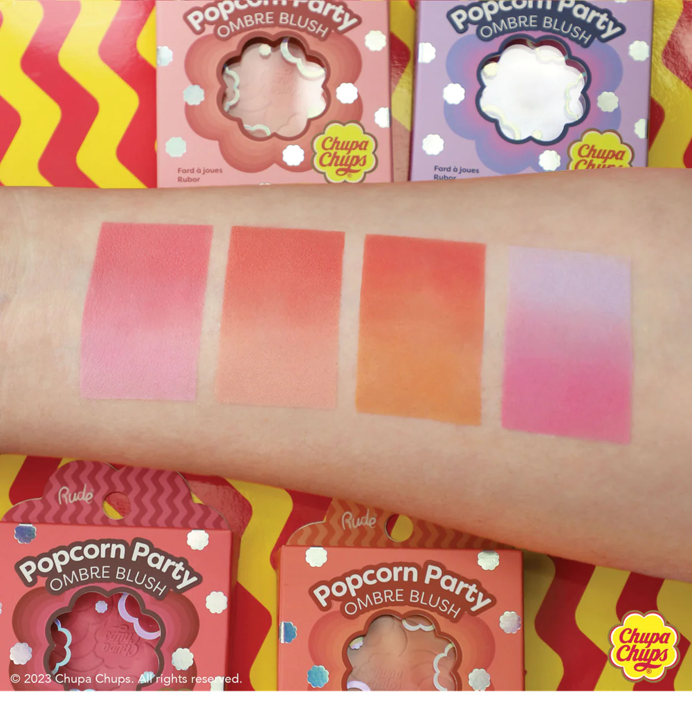 Rude Chupa Chups Popcorn Party Ombre Blush