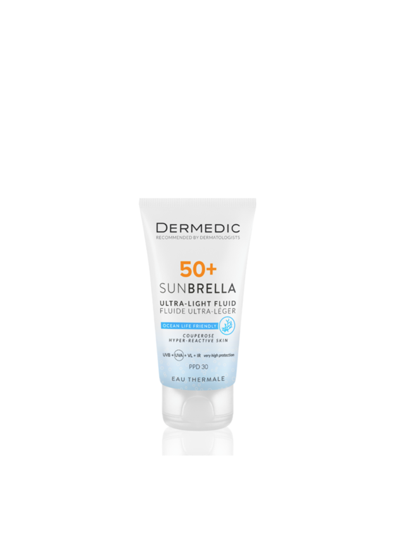 Dermedic Sunbrella Ultra Light SPF50 40ml – Couperose Hyper-Reactive Skin
