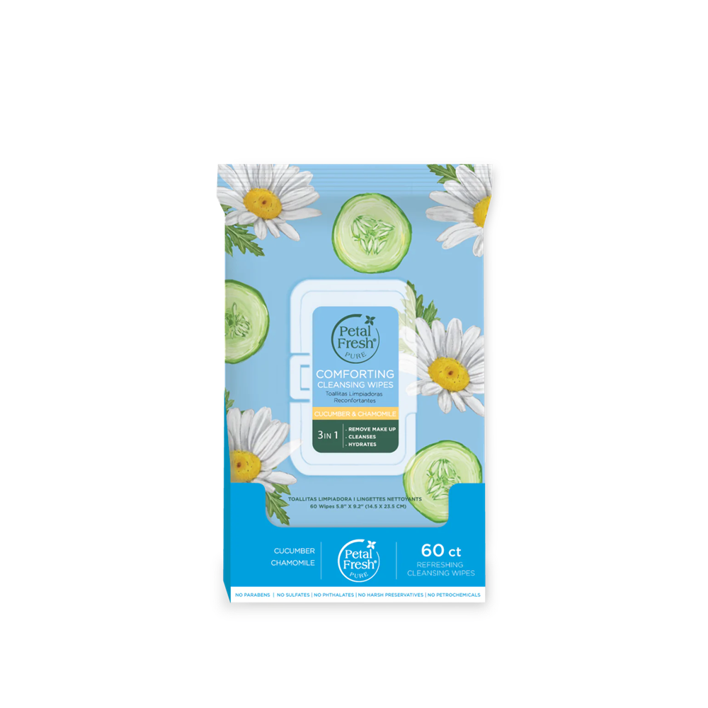Petal Fresh - Comfort Cucumber and Chamomile Make-up Remover Wipes