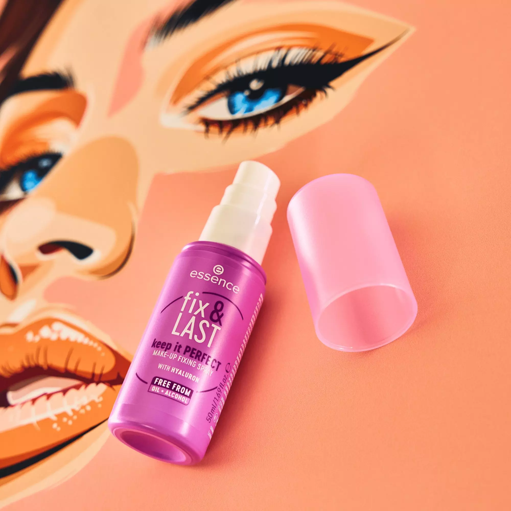 Essence fix and LAST keep it PERFECT MAKE-UP FIXING SPRAY