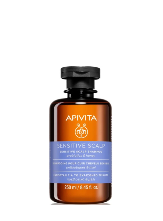 Apivita Sensitive Scalp Shampoo with Prebiotics & Honey 250ml