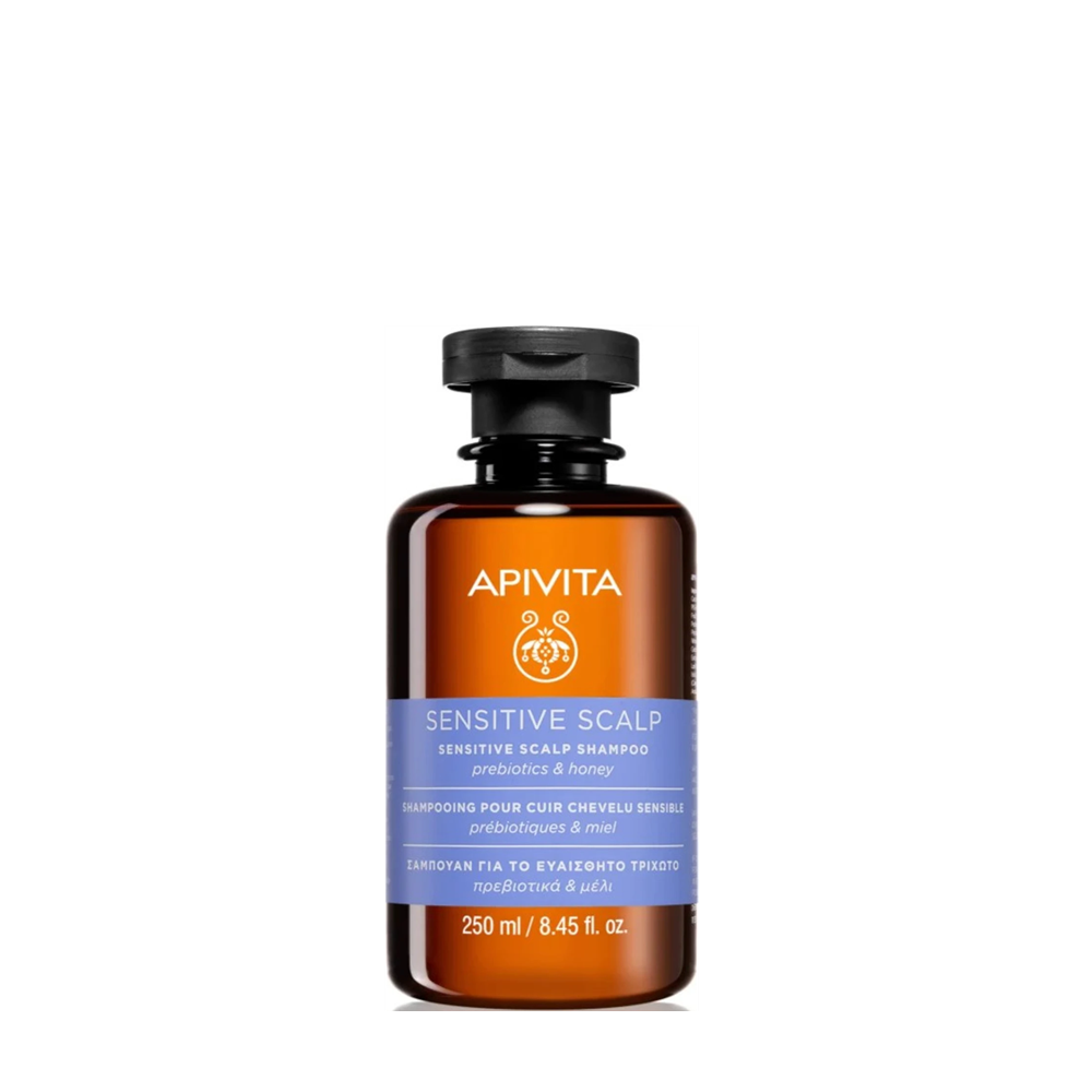 Apivita Sensitive Scalp Shampoo with Prebiotics & Honey 250ml