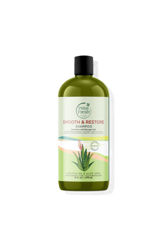 Petal Fresh – Smooth and Restore Keratin and Aloe Vera Shampoo 475ml