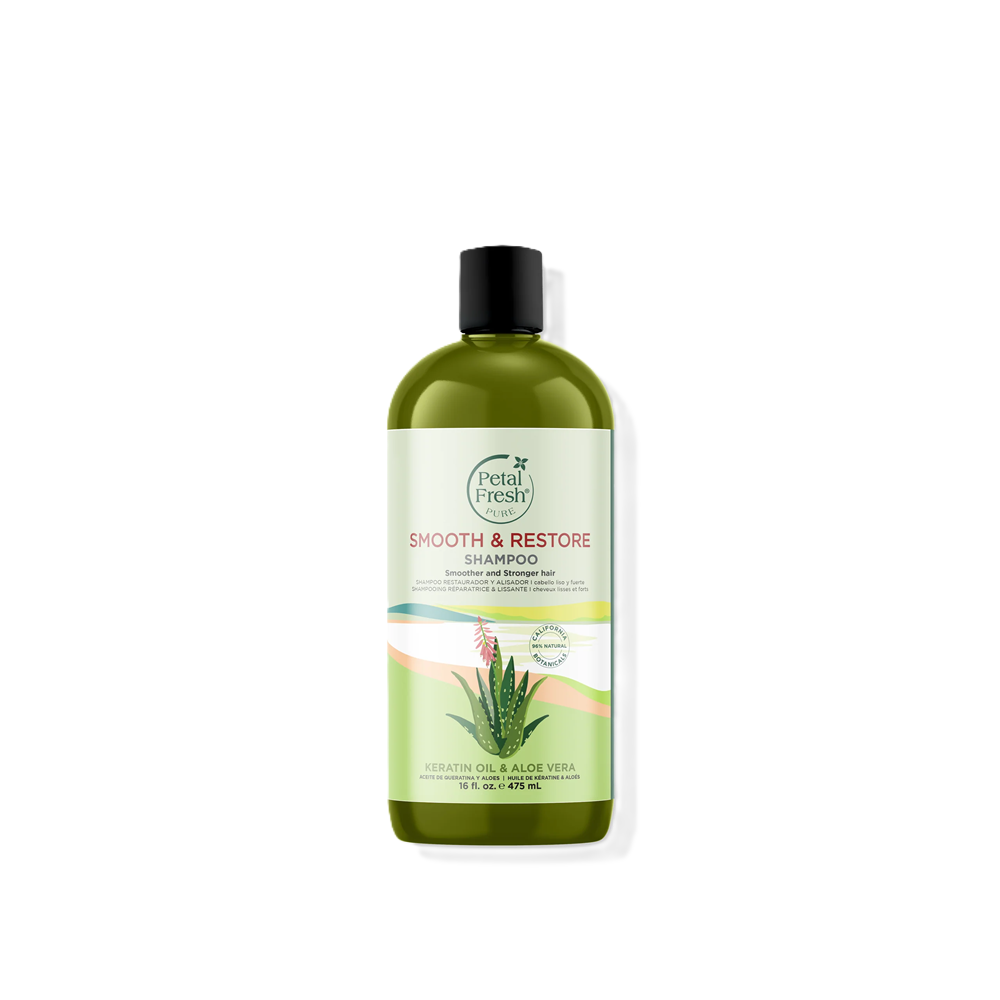 Petal Fresh - Smooth and Restore Keratin and Aloe Vera Shampoo 475ml