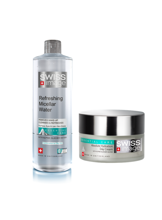 Swiss Image Refreshing Micellar Water 400ml and Day Cream 50ml @ 35% Off