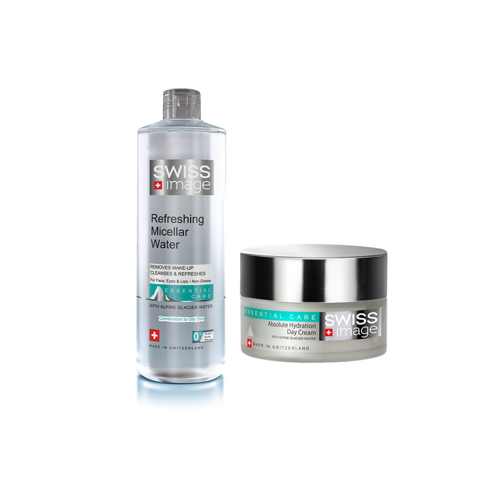 Swiss Image Refreshing Micellar Water 400ml and Day Cream 50ml @ 35% Off