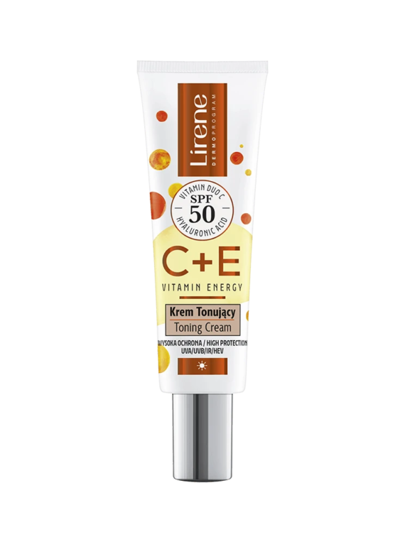 Lirene C+E Vit Energy Toning Cream SPF50 30ml