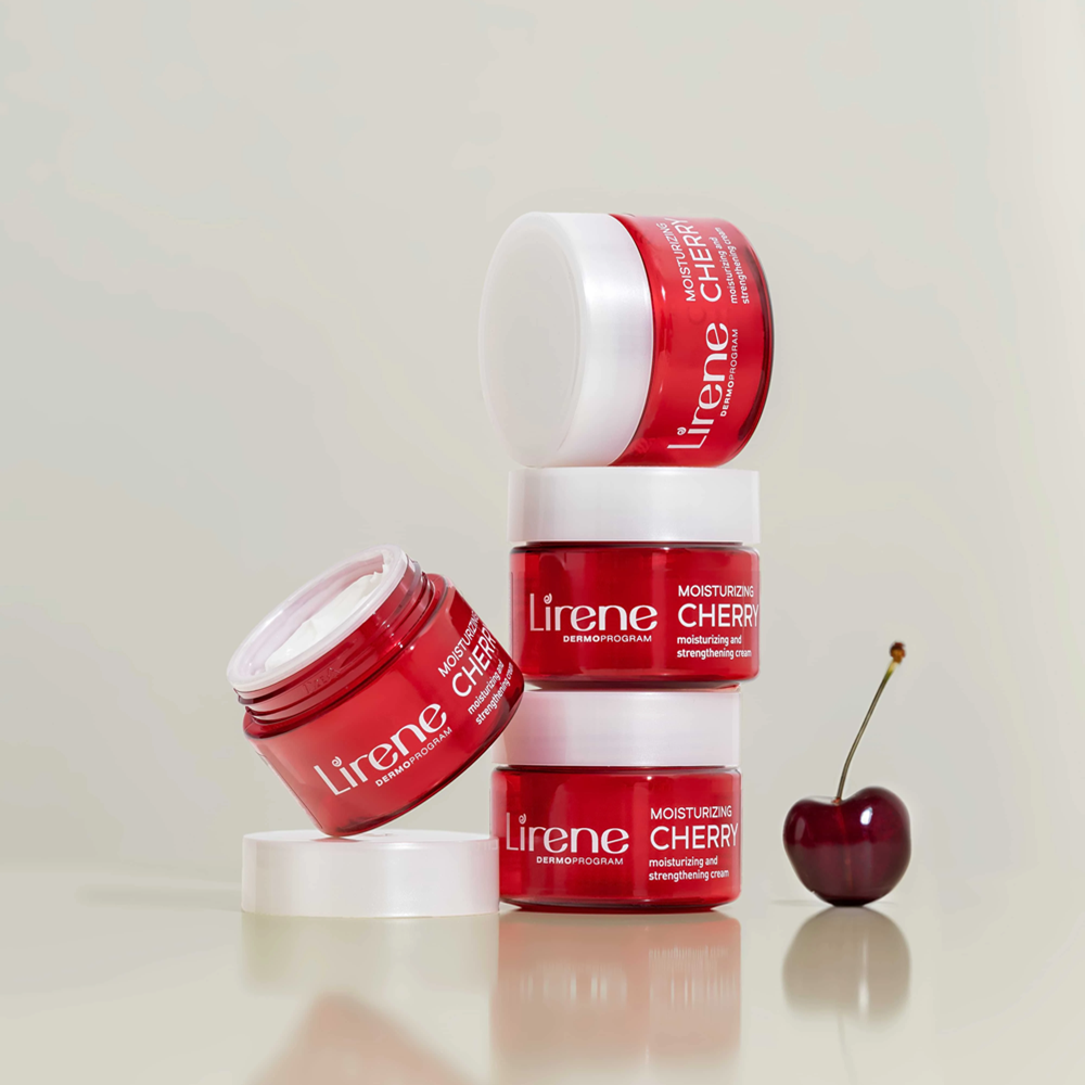 Lirene Dermo Cherry Moisturizing and Strengthening Cream 50ml