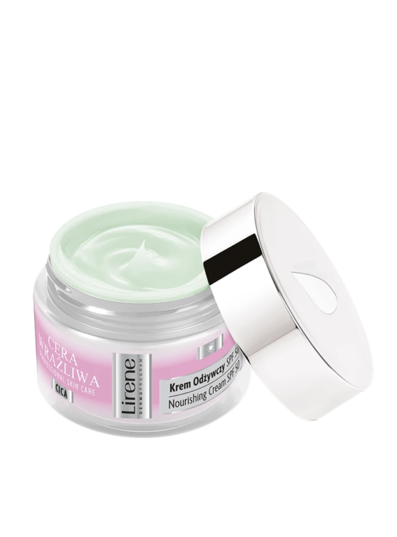 Lirene Sensitive Skin Cica Nourishing Cream SPF50ml