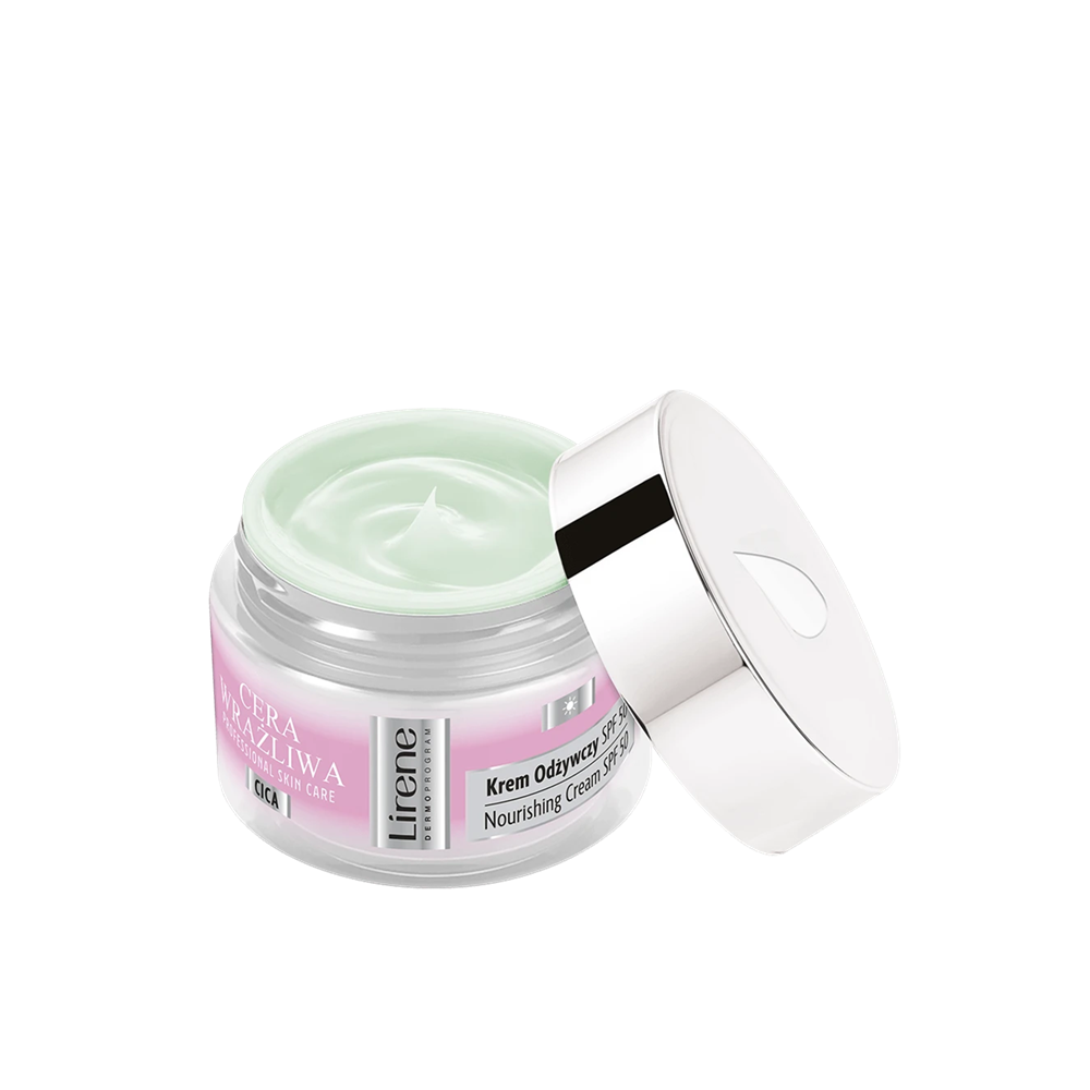 Lirene Sensitive Skin Cica Nourishing Cream SPF50ml