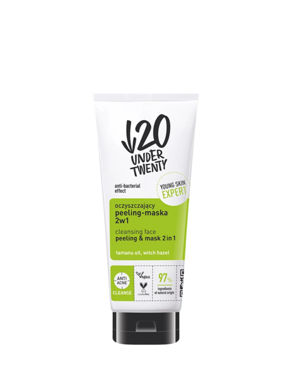 Lirene Under 20 Cleansing face Peeling and Mask 2in1 100ml