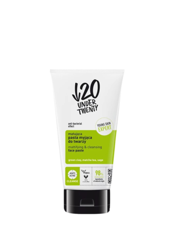 Lirene Under 20 Mattifying and Cleansing Face Paste 150ml