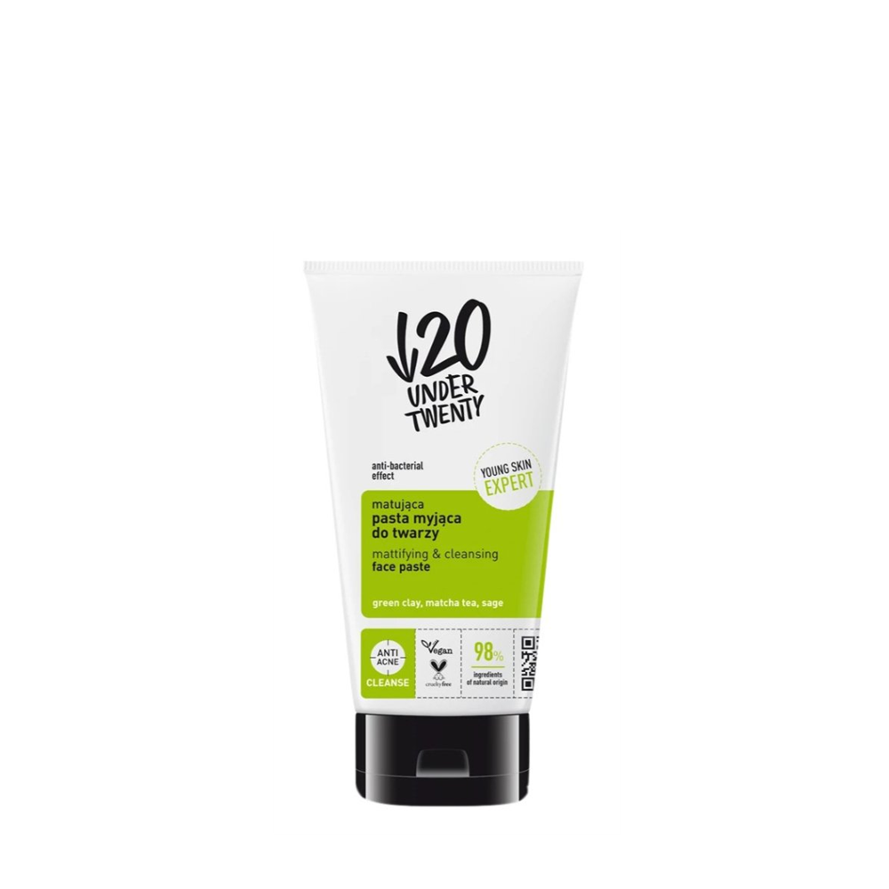 Lirene Under 20 Mattifying and Cleansing Face Paste 150ml